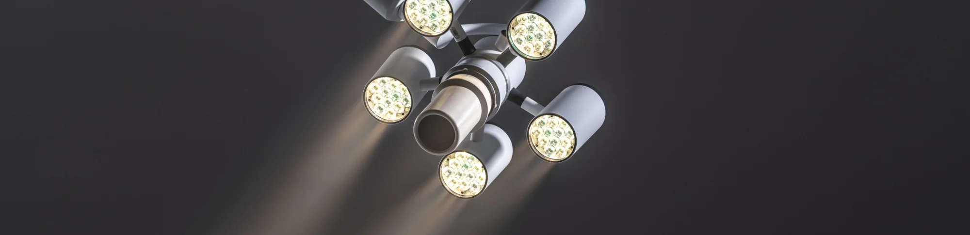 Operationsleuchte SOL Performance 5er mit Kamera von Scanatron